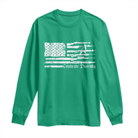 Funny Pro Gun Celebrate Diversity Long Sleeve Shirt 2nd Amendment Vintage American Flag - Wonder Print Shop