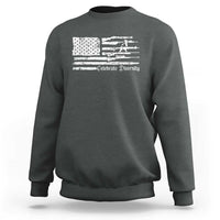 Funny Pro Gun Celebrate Diversity Sweatshirt 2nd Amendment Vintage American Flag - Wonder Print Shop