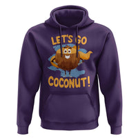 Funny Super Sommer Coconuts Hoodie Let's Go Coconut Hero - Wonder Print Shop