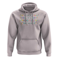 Happy First Day Of School Hoodie Student Teacher Bracelet Retro Groove - Wonder Print Shop