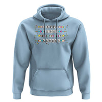 Happy First Day Of School Hoodie Student Teacher Bracelet Retro Groove - Wonder Print Shop