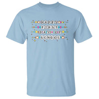 Happy First Day Of School T Shirt Student Teacher Bracelet Retro Groove - Wonder Print Shop