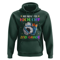 Ready To Kick Off 2nd Grade Hoodie Back To School Soccer Backpacks Ruller Pencil - Wonder Print Shop