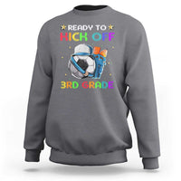 Ready To Kick Off 3rd Grade Sweatshirt Back To School Soccer Backpacks Ruller Pencil - Wonder Print Shop