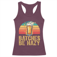 Funny Batches Be Hazy Racerback Tank Top Craft Beer For Home Brewing - Wonder Print Shop