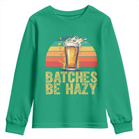 Funny Batches Be Hazy Youth Sweatshirt Craft Beer For Home Brewing - Wonder Print Shop