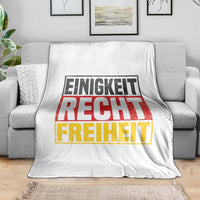 Proud Germany Throw Blanket Einigkeit Recht Freiheit German Flag - Wonder Print Shop