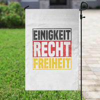Proud Germany Garden Flag Einigkeit Recht Freiheit German Flag - Wonder Print Shop