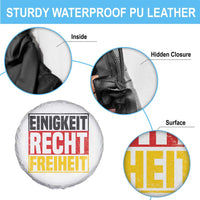 Proud Germany Spare Tire Cover Einigkeit Recht Freiheit German Flag - Wonder Print Shop