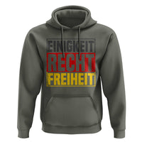 Proud Germany Hoodie Einigkeit Recht Freiheit German Flag - Wonder Print Shop