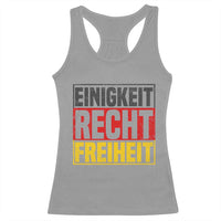 Proud Germany Racerback Tank Top Einigkeit Recht Freiheit German Flag - Wonder Print Shop