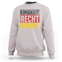 Proud Germany Sweatshirt Einigkeit Recht Freiheit German Flag - Wonder Print Shop