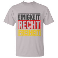 Proud Germany T Shirt Einigkeit Recht Freiheit German Flag - Wonder Print Shop