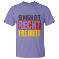 Proud Germany T Shirt Einigkeit Recht Freiheit German Flag - Wonder Print Shop