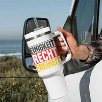 Proud Germany Tumbler With Handle Einigkeit Recht Freiheit German Flag - Wonder Print Shop