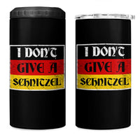 German Beer Drinking 4 in 1 Can Cooler Tumbler I Don't Give A Schnitzel Oktoberfest - Wonder Print Shop