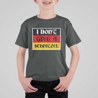 German Beer Drinking T Shirt For Kid I Don't Give A Schnitzel Oktoberfest - Wonder Print Shop