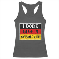 German Beer Drinking Racerback Tank Top I Don't Give A Schnitzel Oktoberfest - Wonder Print Shop