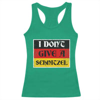 German Beer Drinking Racerback Tank Top I Don't Give A Schnitzel Oktoberfest - Wonder Print Shop