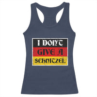 German Beer Drinking Racerback Tank Top I Don't Give A Schnitzel Oktoberfest - Wonder Print Shop