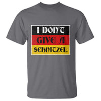 German Beer Drinking T Shirt I Don't Give A Schnitzel Oktoberfest - Wonder Print Shop