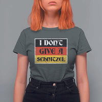German Beer Drinking T Shirt For Women I Don't Give A Schnitzel Oktoberfest - Wonder Print Shop