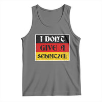 German Beer Drinking Tank Top I Don't Give A Schnitzel Oktoberfest - Wonder Print Shop