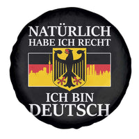 Proud Germany Spare Tire Cover Naturlich Habe Ich Recht Ich Bin Deutsch - Wonder Print Shop
