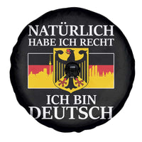 Proud Germany Spare Tire Cover Naturlich Habe Ich Recht Ich Bin Deutsch - Wonder Print Shop