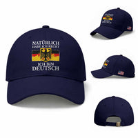 Proud Germany Baseball Cap Naturlich Habe Ich Recht Ich Bin Deutsch