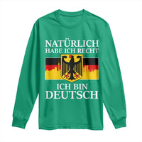 Proud Germany Long Sleeve Shirt Naturlich Habe Ich Recht Ich Bin Deutsch - Wonder Print Shop
