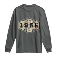 70th Birthday Hunting Long Sleeve Shirt 1956 Limited Edition Vintage Camouflage Gifts For Turning 70
