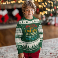 I May Be Old But I Got To See The World Before It Went To Shit Ugly Christmas Sweater