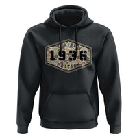 90th Birthday Hunting Hoodie 1936 Limited Edition Vintage Camouflage Gifts For Turning 90