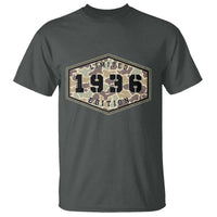 90th Birthday Hunting T Shirt 1936 Limited Edition Vintage Camouflage Gifts For Turning 90
