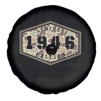 80th Birthday Hunting Spare Tire Cover 1946 Limited Edition Vintage Camouflage Gifts For Turning 80