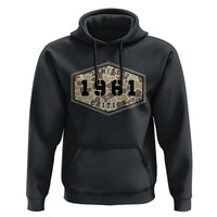 65th Birthday Hunting Hoodie 1961 Limited Edition Vintage Camouflage Gifts For Turning 65