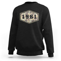 65th Birthday Hunting Sweatshirt 1961 Limited Edition Vintage Camouflage Gifts For Turning 65
