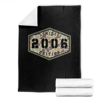 20th Birthday Hunting Throw Blanket 2006 Limited Edition Vintage Camouflage Gifts For Turning 20