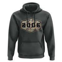 20th Birthday Hunting Hoodie 2006 Limited Edition Vintage Camouflage Gifts For Turning 20
