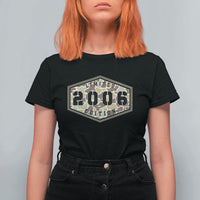 20th Birthday Hunting T Shirt For Women 2006 Limited Edition Vintage Camouflage Gifts For Turning 20