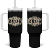 20th Birthday Hunting Tumbler With Handle 2006 Limited Edition Vintage Camouflage Gifts For Turning 20