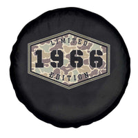 60th Birthday Hunting Spare Tire Cover 1966 Limited Edition Vintage Camouflage Gifts For Turning 60