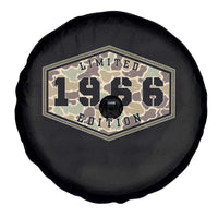 60th Birthday Hunting Spare Tire Cover 1966 Limited Edition Vintage Camouflage Gifts For Turning 60