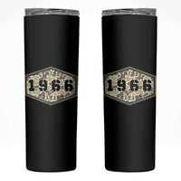 60th Birthday Hunting Skinny Tumbler 1966 Limited Edition Vintage Camouflage Gifts For Turning 60