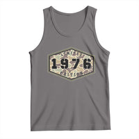 50th Birthday Hunting Tank Top 1976 Limited Edition Vintage Camouflage Gifts For Turning 50