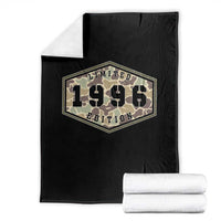 30th Birthday Hunting Throw Blanket 1996 Limited Edition Vintage Camouflage Gifts For Turning 30