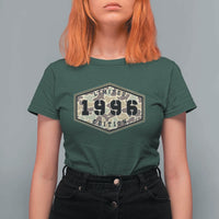 30th Birthday Hunting T Shirt For Women 1996 Limited Edition Vintage Camouflage Gifts For Turning 30