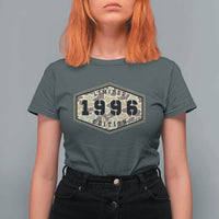 30th Birthday Hunting T Shirt For Women 1996 Limited Edition Vintage Camouflage Gifts For Turning 30