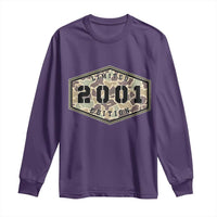 25th Birthday Hunting Long Sleeve Shirt 2001 Limited Edition Vintage Camouflage Gifts For Turning 25